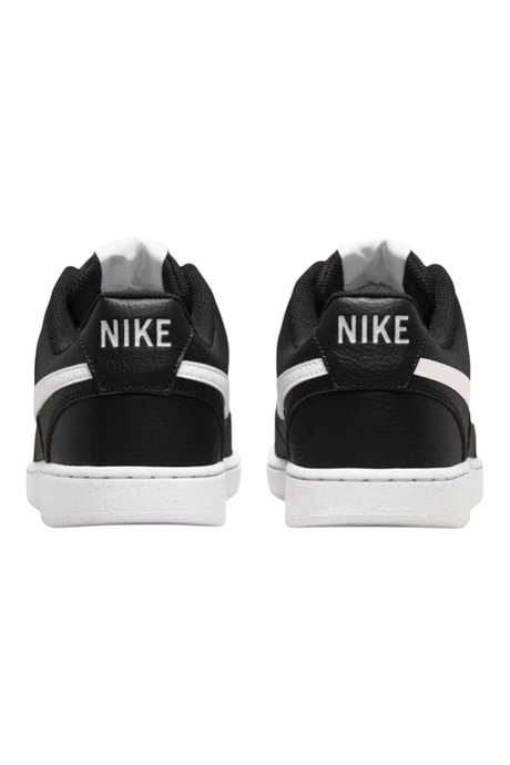 Sporline Nike Court Vision Lo NN siyah beyaz erkek günlük spor ayakkabı arka görünümü