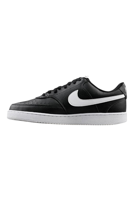 Sporline Nike Court Vision Lo NN siyah beyaz erkek günlük spor ayakkabı, yan profil görünümü