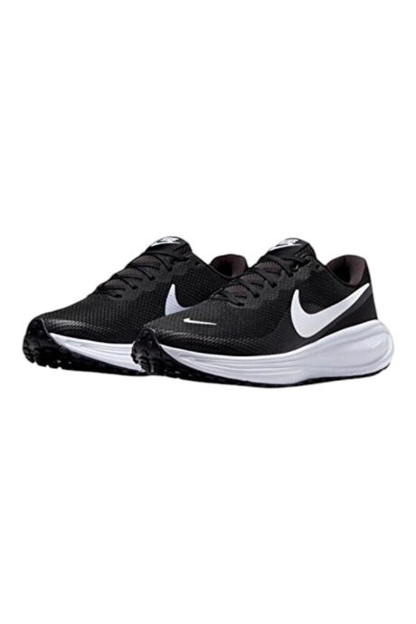 Sporline Nike W Revolution 8 siyah beyaz fileli kadın koşu ayakkabısı