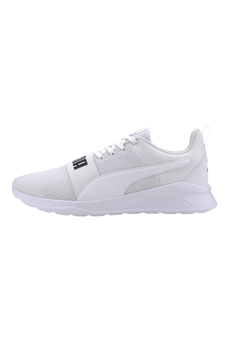 Sporline Puma Anzarun Lite Bold beyaz siyah dokuma kumaş sneaker spor ayakkabı
