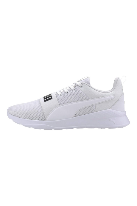 Sporline Puma Anzarun Lite Bold beyaz siyah dokuma kumaş sneaker spor ayakkabı