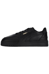 Sporline Puma Shuffle Downtown siyah ve altın detaylı unisex sneaker ayakkabı