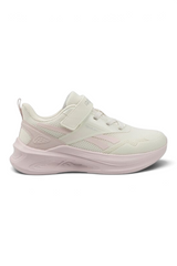Sporline Reebok Anes Run KDS I kırık beyaz ve pembe detaylı çocuk spor ayakkabı, tekstil ve PU malzeme.