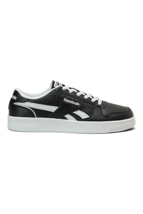 Sporline Reebok Match Prime V2 siyah beyaz PU erkek sneaker, yan profil görünümü