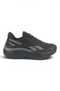 Sporline Reebok Prime Walk Ultra II siyah kadın tekstil yürüyüş ayakkabısı, yan profil görünümü.