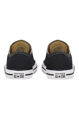 Sporline marka siyah renkli, klasik tasarımlı, pamuklu kumaştan üretilmiş çocuk Converse Chuck Taylor sneaker