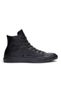 Sporline marka, siyah deri Converse Chuck Taylor yüksek bilekli erkek spor ayakkabı