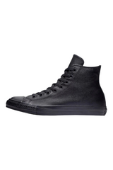 Sporline marka siyah deri Converse Chuck Originals yüksek bilekli erkek spor ayakkabı
