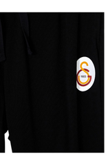 Sporline siyah Galatasaray logolu pamuklu erkek pijama altı